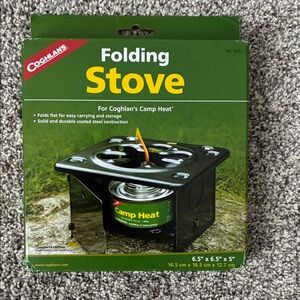 Black Folding Stove